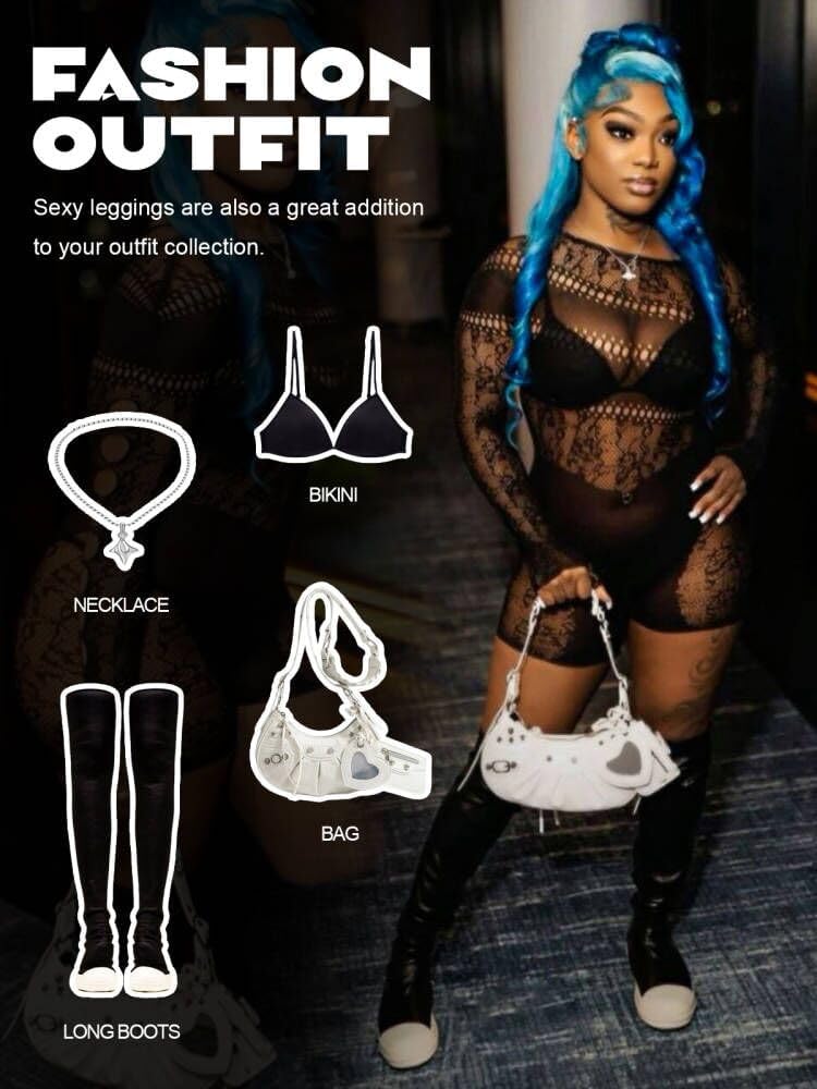 Buitifo femmes sous-vêtements collants fishnet collants sexy Leggings