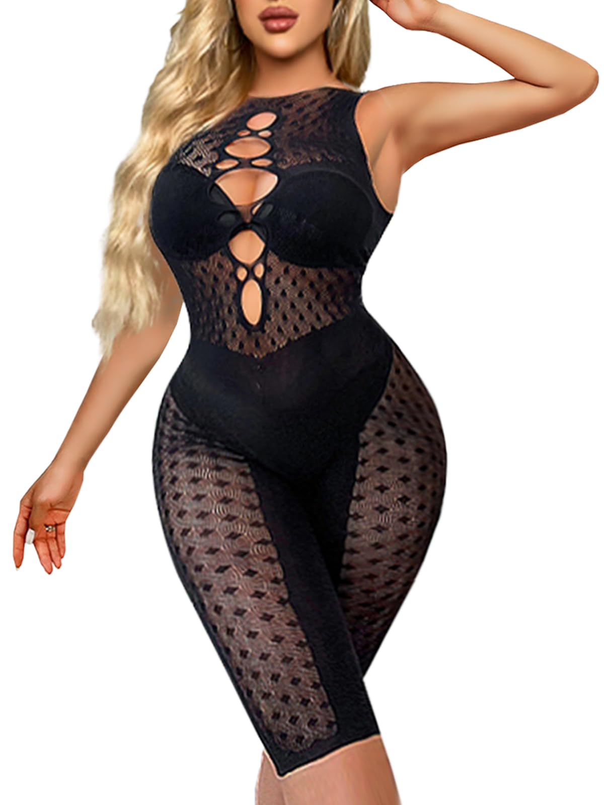 Buitifo femmes sous-vêtements collants fishnet collants sexy Leggings