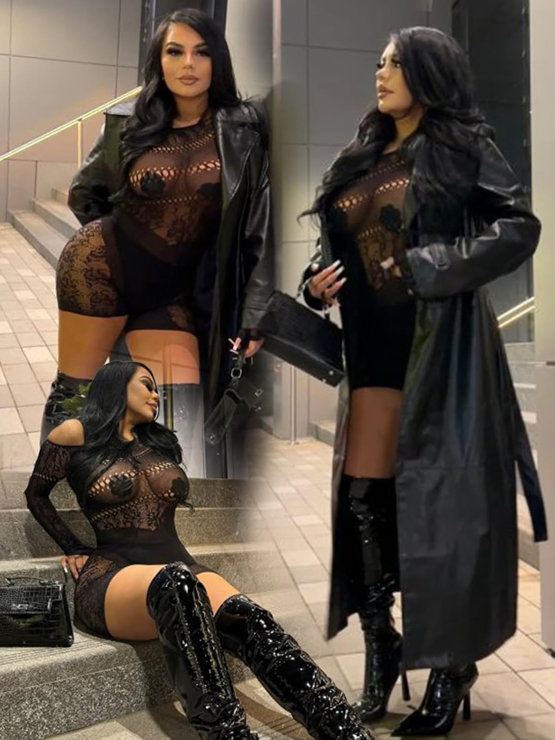 Buitifo femmes sous-vêtements collants fishnet collants sexy Leggings