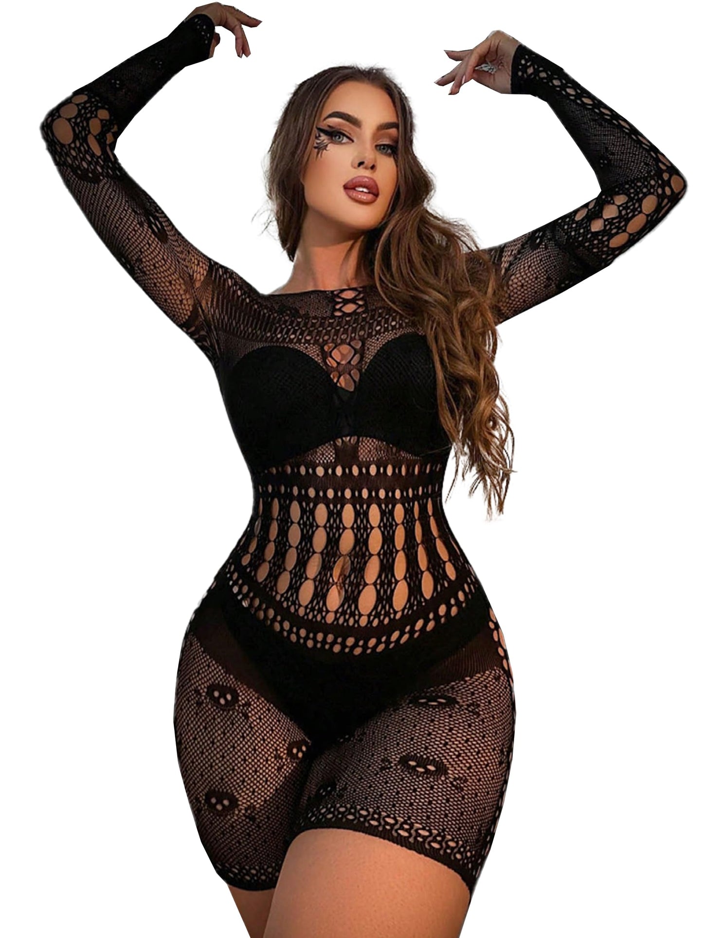 Buitifo femmes sous-vêtements collants fishnet collants sexy Leggings